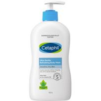 Cetaphil Ultra Gentle Refreshing Body Wash, 400ml, 1 unit white