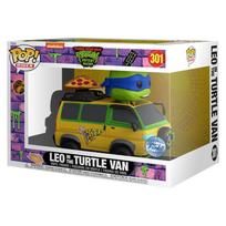 TMNT Mutant Mayhem Leonardo filme Turtle Van US Exc. Pop! Važiuoti
