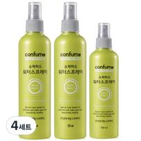 Confume Super Hard Hair Water Spray 252ml x 2p + 100ml x 1p set, 4 sets beige