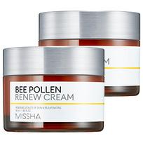 MISSHA Bee Pollen Renew Cream, 50ml, 2pcs gray