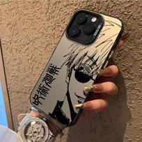 Jujutsu Kaisen Gojo Satoru Naujas telefono dėklas iPhone 17 16e 16 15 14 13 12 11 mini Pro Max XR XSMAX 8 7 Air Plus Anti-drop Matinis iPhone 12 beige