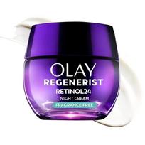 Olay Regenerist Retinol Moisturizer 24 Night Face Cream 1.7 Oz + Whip Travel/Trial Size Gift Set black