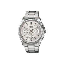 CASIO G Shock MTP 1375D 7AV MTP-1375D-7AVDF White Dial Single Watch white