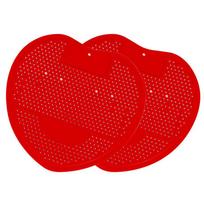 Urinal Deodorizer Filter Screen with Fragrance Blocks red