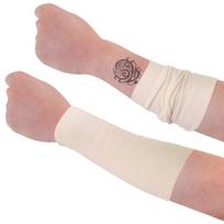 Pušų tatuiruotė Tatuiruotė dengianti ranką Tošas, Maža, 2 vienetai, Smėlio spalvos gray