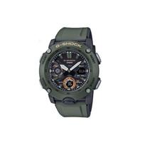 CASIO Vyriškas G-SHOCK Juodas laikrodis GA-2000-3APR GA-2000-3APR Army Green black