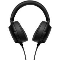 Sony Wired Stereo Balanced Connection Detachable Large 70mm 360 Reality Audio Certified Model Q Headphones, Black, Compatible, Cable, High-Resolution juoda