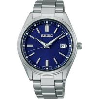 Seiko SBTM321 (SEIKO SELECTION S serijos saulės radijo bangomis valdoma metalinė juosta vyrams) Apvalus laikrodis sidabrinis