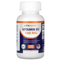Vitamatic, Vitaminas B1, 100 mg, 250 tablečių