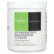 „DaVinci Laboratories“, magnio citrato putojančios tabletės, 18,22 uncijos (516 g)