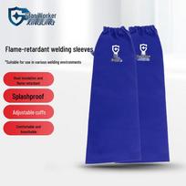Welding Flame Retardant Heat Protection Sleeves blue