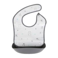 Nordico Roro bib, Arctic friend, 1 piece, Design: 03_Nordico Roro bib_Arctic friend white
