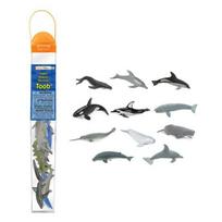 Safari LED whale and dolphin tube figure Whales Dolphins 694704, 1 piece, popular toys in Korea gray