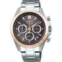 Seiko Men's SBTR026 (SEIKO SELECTION) Round Watch Silver multi-hand Analog