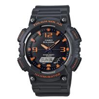 [CASIO] Vyriškas saulės energija varomas juodas laikrodis AQ-S810W-8AJH – Casio kolekcijos laikrodis black
