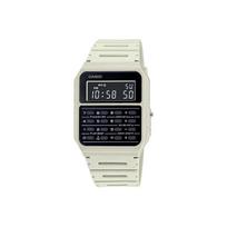 CASIO Women's YOUTH 34.4mm Black Watch CA-53WF-8B CA-53WF-8B White Strap black
