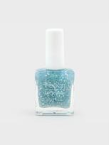 Greitai džiūstantis žvilgantis mėlynas nagų lakas su blizgučiais (13 ml) 1ea white