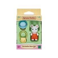 5408 Sylvanian Families Marshmallow Mouse Baby Figure beige