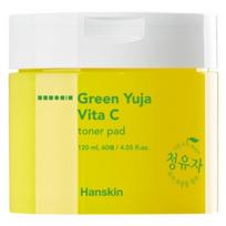 Hanskin Cheongyuja Vita C Toner Pad 60p, 60 sheets, 1 piece beige