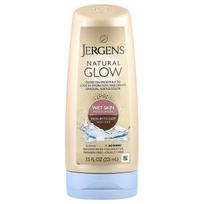 Jergens, Natural Glow, Wet Skin Moisturizer, Medium to Dark Skin Tones, 7.5 fl oz (221 ml) beige