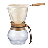 HARIO Nell Drip Pot Wood Neck for 3~4 Cups DPW-3 beige
