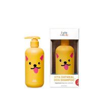 Lietomoti Vita Oatmeal Natural Dog Shampoo 300ml Rinse and Use for Face and Paws for All Ages, Korean pet shampoo yellow