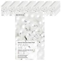 Eunyul Natural Pearl Mask Pack, 1 pack, 50 pieces white