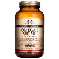 "Solgar" trigubo stiprumo Omega 3 950 mg - 100 minkštųjų gelių