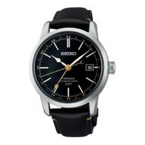 SEIKO Presage series 100 meters waterproof Automatic cowhide strap 40.2mm men's watch black dial SARH001 juoda