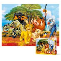 Liūtas karalius (Negabaritinis) Dėlionė Disney Animation 100 Pieces, populiarus Korėjos galvosūkis black