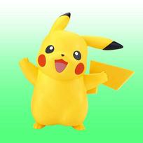 Pocket Pla Collection QUICK!! 01 Pikachu, Korean popular bandai white