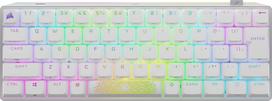 CORSAIR K70 PRO MINI RGB belaidė žaidimų klaviatūra Hot Swap klaviatūra balta MX SPEED ašies USB-A 60% CH-9189114-JP balta