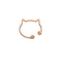 Vendome K10 Pink Cat Ear Cuff Donation Eligible GJAE0342H PG [Official] [VA Aoyama] Earrings, Gold, [Me&Cats Product] beige