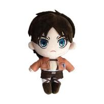 20 cm anime ataka titano pliušiniai žaislai lėlė kawaii Levi Eren Mikasa miela kawaii kolekcija žalios spalvos įdaryti gimtadienio dovanos vaikams ugniai atsparios plytos