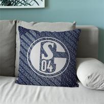 Futbolo klubas S-Schalke 04 Pagalvės užvalkalas Sofai Naktiniam staliukui Miegamajam Atlošui Svetainei Biurui Pagalvėlė Spausdinta Kvadratinė Daugybė 18x18Inch