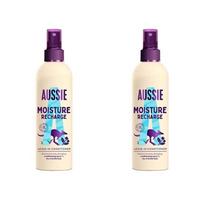 Aussie Miracle Recharge Hair Conditioner Spray 250ml 2-Pack Aussie Miracle Moist Recharge Hair Conditioner white