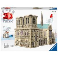 R125234 3D Dėlionė Notre Dame Katedra 349 Dalys korėjos 3d Dėlionė beige