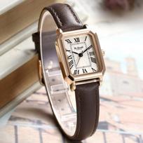 [Saint Scott] ST5088SWBK/ST5088RRBR Brenta Leather Watch Black / Brown , Korean popular watches Brown gray
