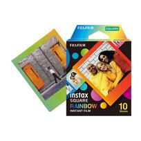 FUJIFILM kvadratinio formato filmas instax SQUARE Vaivorykštės rėmelis 10 vnt. INS SQ RAINBOW WW1