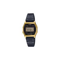 Casio YOUTH Series-Silicone Small Squares Daily Waterproof Quartz Movement Stainless Steel Strap Japanese and Korean Watch 30.4mm Men's LA690WGB-1 juoda