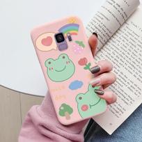 Skirta Samsung Galaxy S9 S 9 Plus dėklas Mielos animacijos Širdelė Katė Minkštas silikoninis smūgiams atsparus telefono dėklas Skirta Samsung S9 S9+ Funda Bamperis S9 Plus