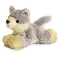 Aurora World Pliušinis žaislas Gamta Vaikams Kūdikis Vilkas beige