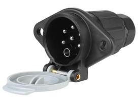 Priekabos lizdas 7 PIN, 24V, tipas S, plastikinis 1