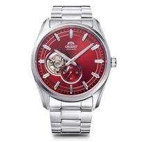 ORIENT Men's RN-AR0010R (Contemporary Semi-Skeleton Men's Metal) Round Watch Silver Stainless Steel