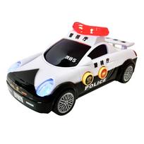 Kalbantis policijos automobilis Kalbantis šviečiantis skambantis policijos automobilio žaislas Policijos transporto priemonė Berniukai Šaunus automobilis Vaikai Sirena (1 gabalėlis) black