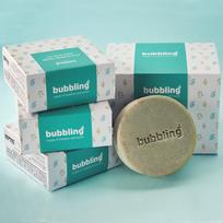 Bubbling natural soap Houttuynia cordata soap acne soap 100g, 3 pieces blue