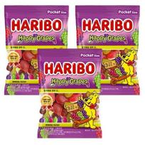 [Haribo] Laimingi vynuoginiai 100g, Korėjietiški užkandžiai 3ea yellow