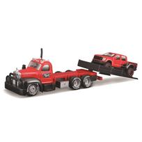 Maisto Svarstyklės Elite Transportas Metalinis Modelis Automobilis Mack Vilkikas 2021 Ford SVT Raptor 1/64 (1953 B-61 / F-150 - Raudonas) black