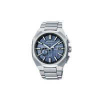 SEIKO Astron series simple and fashionable solar Quartz titanium strap men's watch blue dial SBXD013 mėlyna