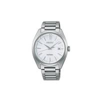 SEIKO Astron series solar radio wave titanium alloy men's watch solar Quartz titanium metal strap men's watch silver dial SBXY029 mėlyna